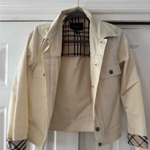 Burberry Cream Jacket for Woman